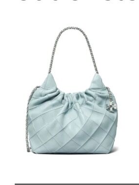 Tory Burch Mini Fleming Quilted Leather Hobo Bag